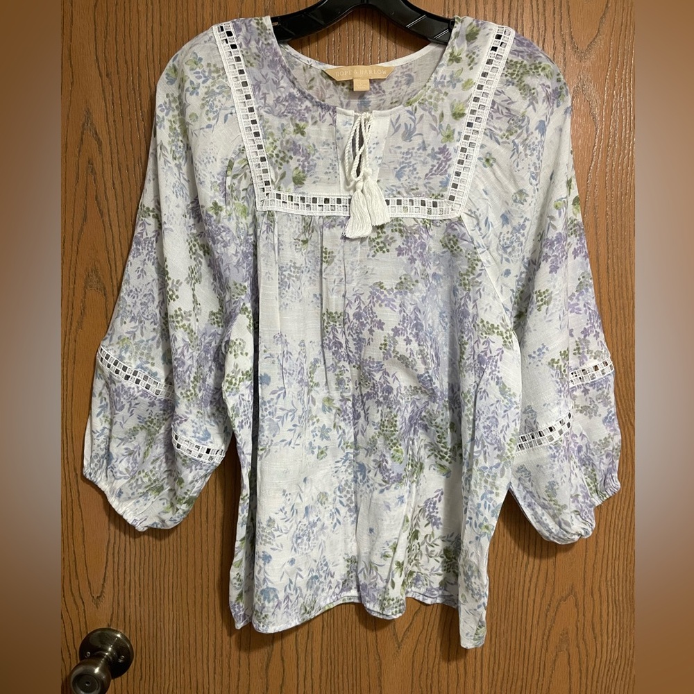 Elegant Floral Lace Blouse